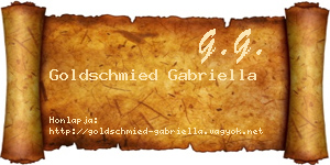 Goldschmied Gabriella névjegykártya